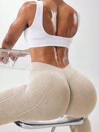 Legging Seamless Cintura Alta Com Toque Aveludado