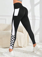 Legging Fitness Cintura Alta Com Painel Lateral Vazado