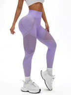 Legging Seamless Cintura Alta Com Ventilação Perfurada