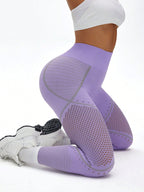 Legging Seamless Cintura Alta Com Ventilação Perfurada