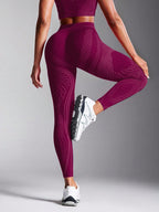 Legging Cintura Alta Com Traçados Técnicos