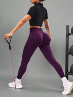 Legging Seamless Cintura Alta Com Ajuste Posterior