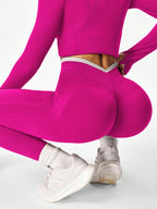 Legging Fitness Cintura Alta Com Painéis Verticais