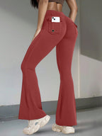 Legging Flare Com Bolso Traseiro E Ajuste Modelador