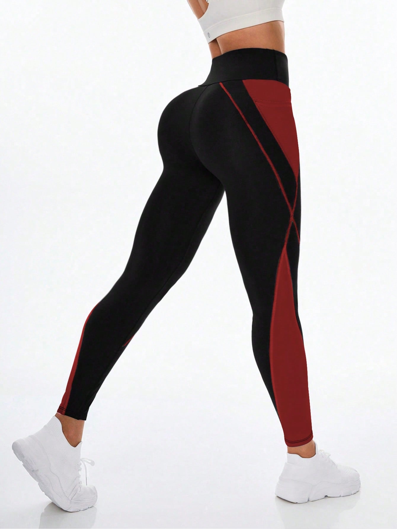 Legging Cintura Alta Com Recortes Dinâmicos Laterais