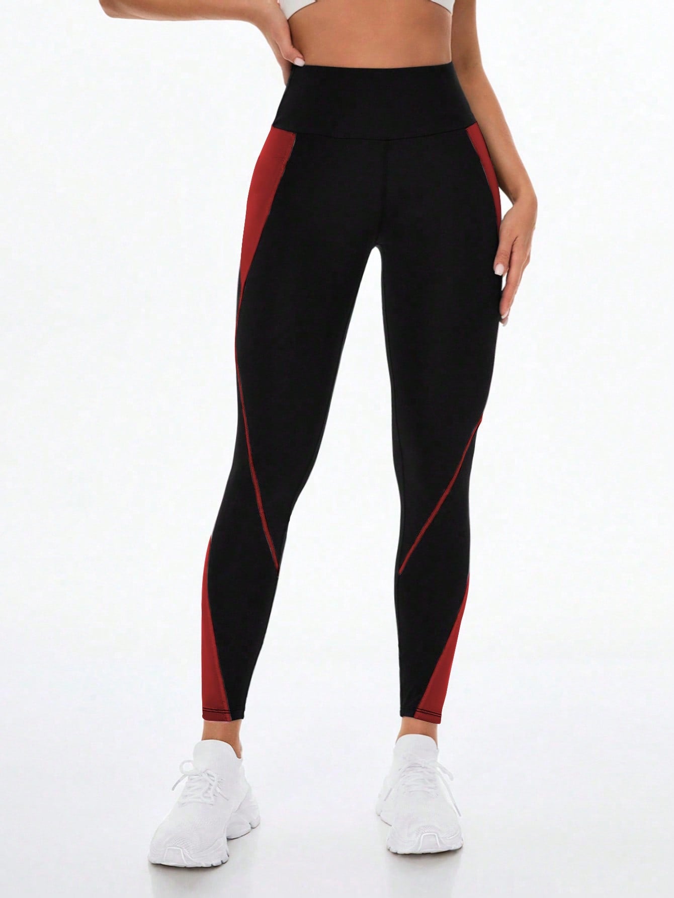 Legging Cintura Alta Com Recortes Dinâmicos Laterais