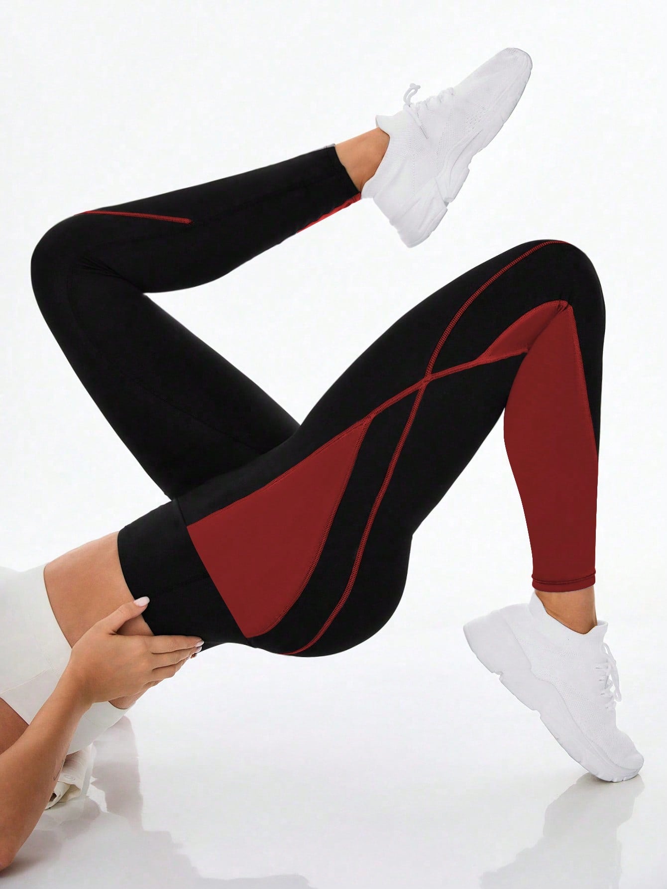 Legging Cintura Alta Com Recortes Dinâmicos Laterais
