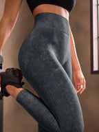 Legging Canelada Cintura Alta Com Ajuste Anatômico