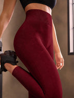 Legging Canelada Cintura Alta Com Ajuste Anatômico