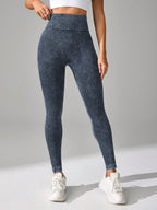 Legging Fitness Texturizada Cintura Alta Sem Costura