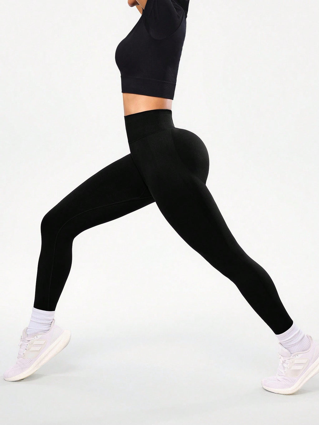 Legging Seamless Cintura Alta Com Ajuste Posterior