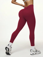 Legging Cintura Alta Com Cós Em V Texturizado