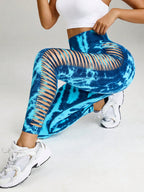 Legging Modeladora Seamless Com Laterais Vazadas Fitness