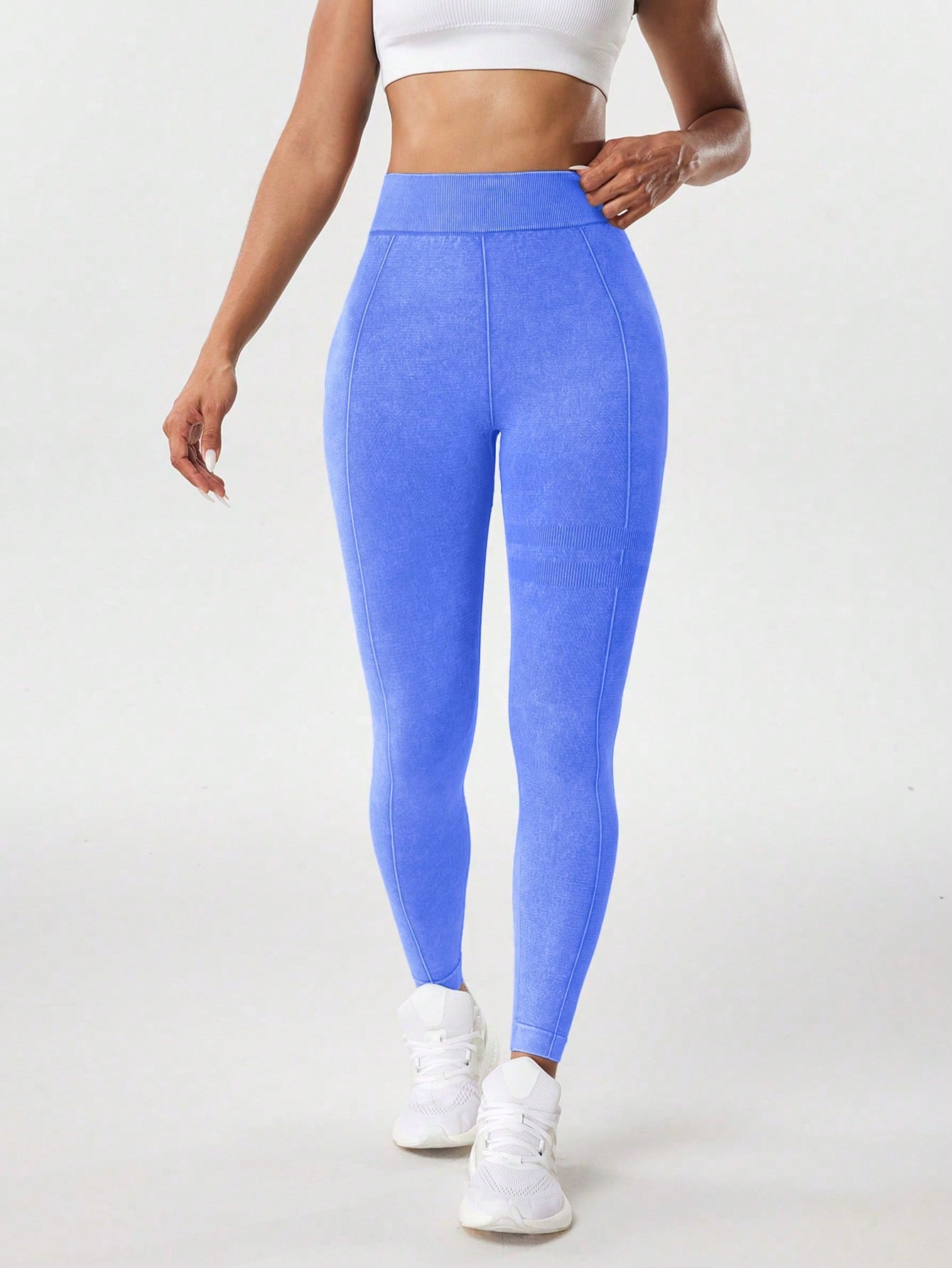Legging Seamless Cintura Alta Com Toque Aveludado