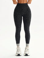 Legging Fitness Texturizada Estampa Animal Sem Costura