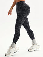 Legging Fitness Texturizada Estampa Animal Sem Costura