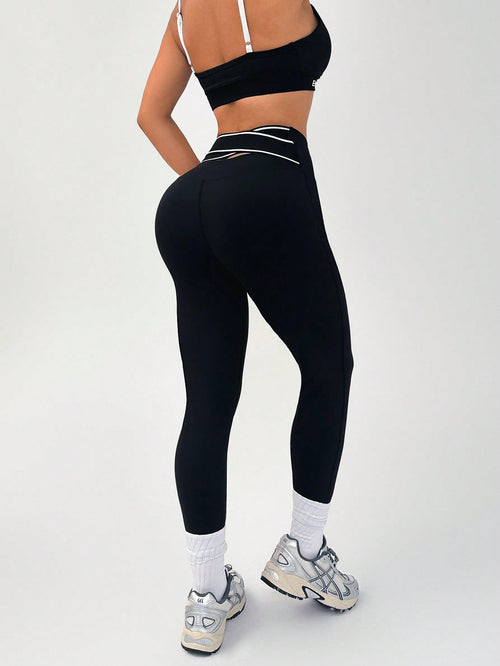 Legging Cintura Alta Com Abertura Posterior Funcional