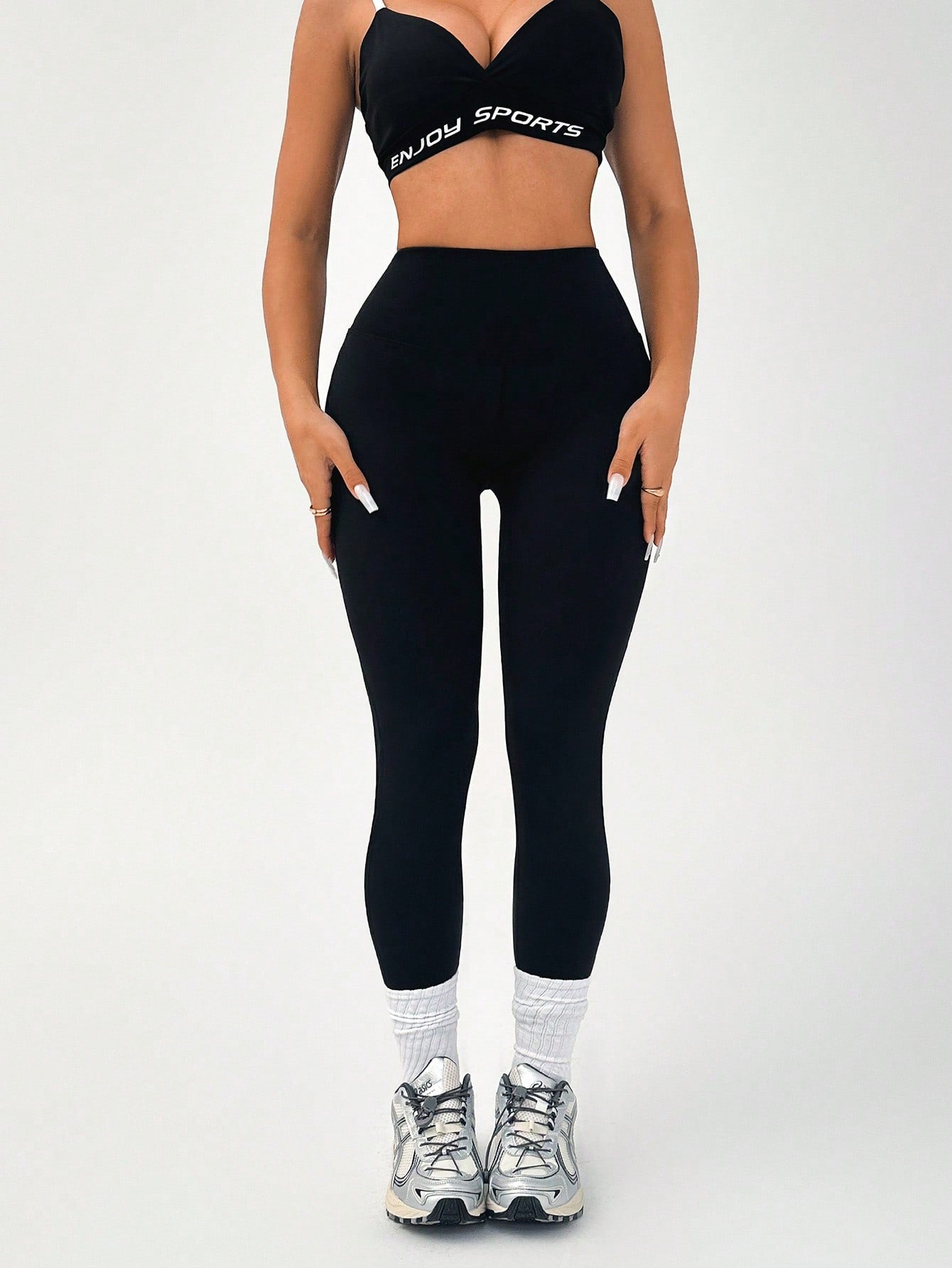 Legging Cintura Alta Com Abertura Posterior Funcional