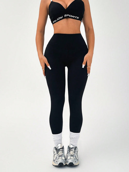 Legging Cintura Alta Com Abertura Posterior Funcional