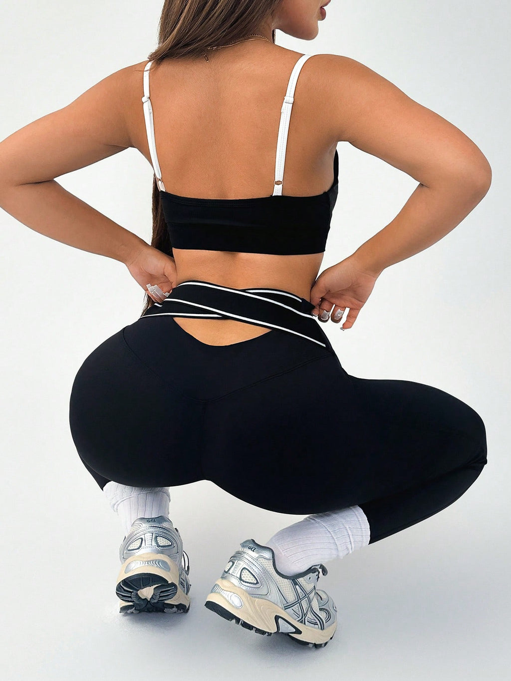Legging Cintura Alta Com Abertura Posterior Funcional