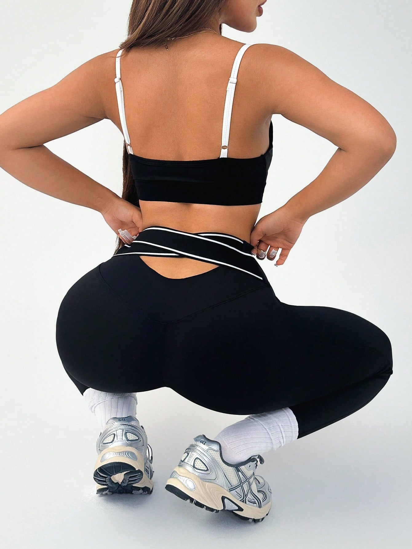 Legging Cintura Alta Com Abertura Posterior Funcional