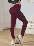 Legging Fitness Cintura Alta Com Vazado Lateral Trançado