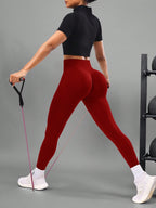 Legging Seamless Cintura Alta Com Ajuste Posterior