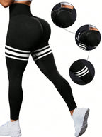 Legging Seamless Cintura Alta Com Franzido Posterior