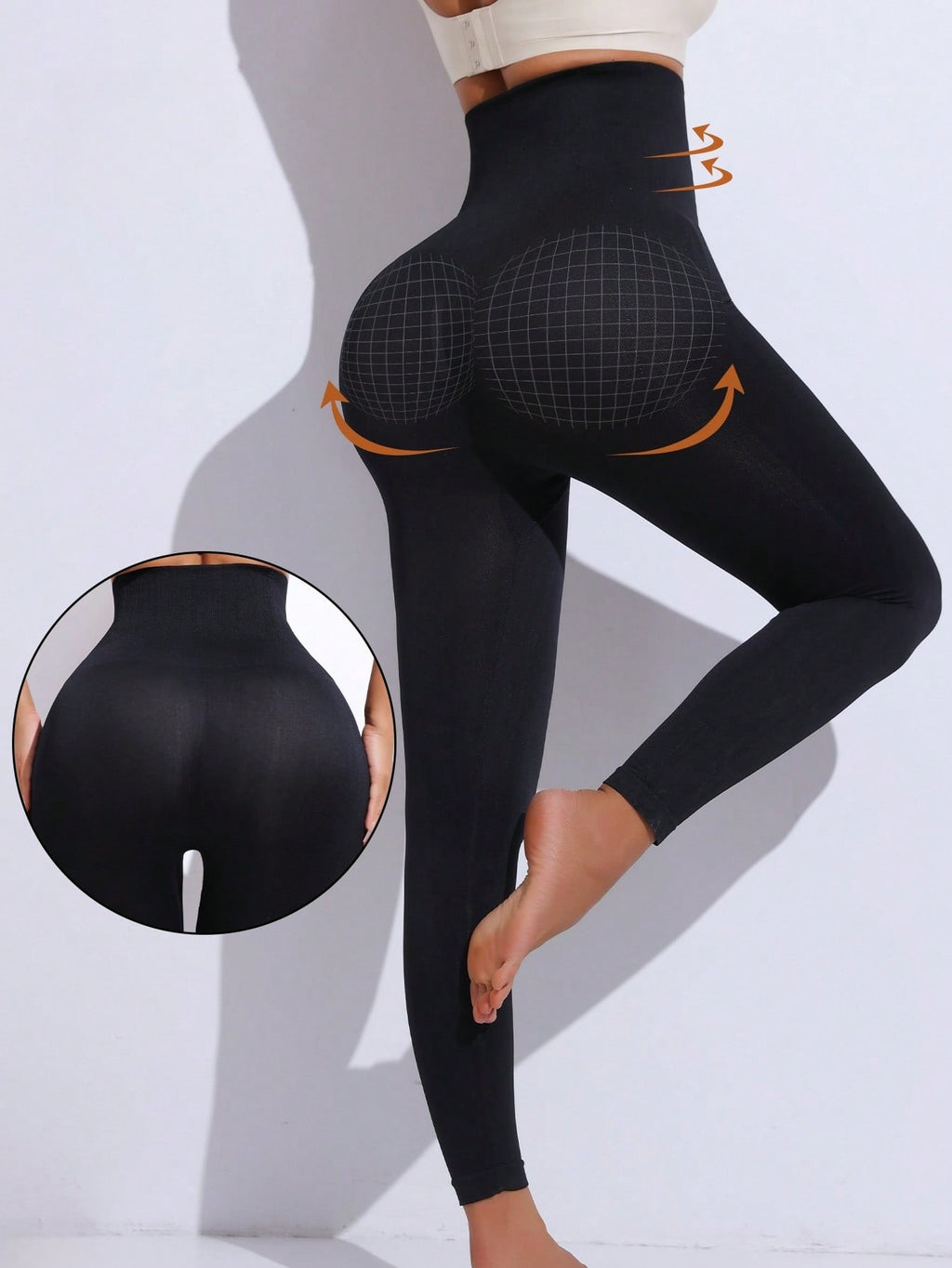 Legging Cintura Alta Com Modelagem Sculpt