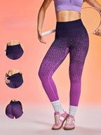 Legging Seamless Cintura Alta Com Textura Degradê