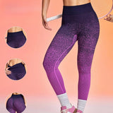 Legging Seamless Cintura Alta Com Textura Degradê