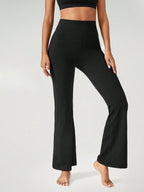 Legging Flare Cintura Alta Com Caimento Alongado