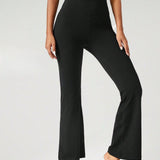 Legging Flare Cintura Alta Com Caimento Alongado