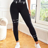 Legging Seamless Cintura Alta Com Trama Estruturada