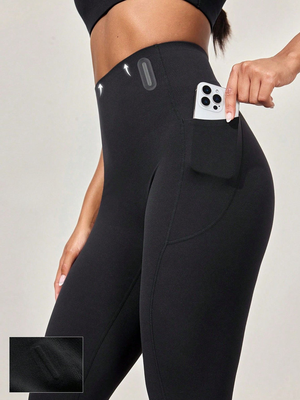Legging Cintura Alta Com Suporte Central E Bolso Lateral