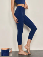 Legging Cintura Alta Capri De Ajuste Confortável
