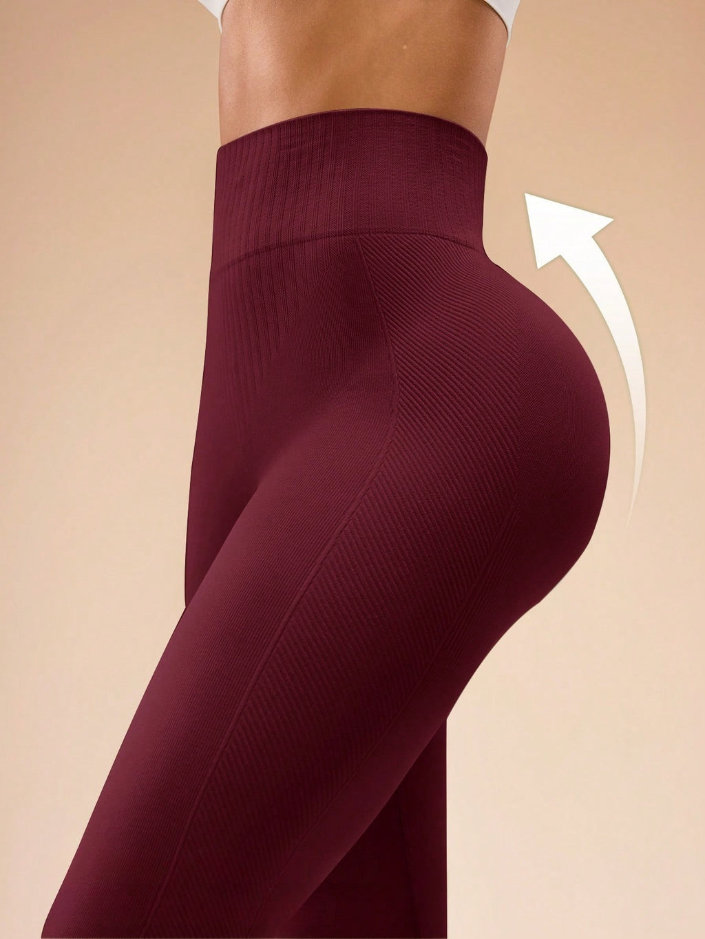 Legging Fitness Texturizada Alta Elasticidade Sem Costura