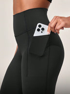 Legging Cintura Alta Com Bolsos Laterais Funcionais