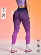 Legging Seamless Cintura Alta Com Textura Degradê