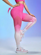 Legging Seamless Cintura Alta Com Zonas Em Tela Respirável