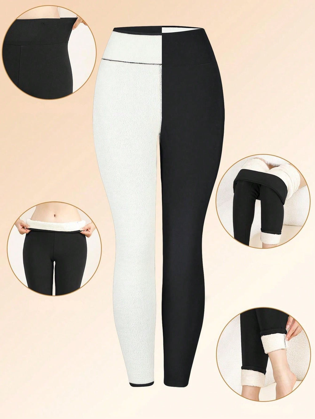 Legging Térmica Forrada Com Isolamento Para Frio
