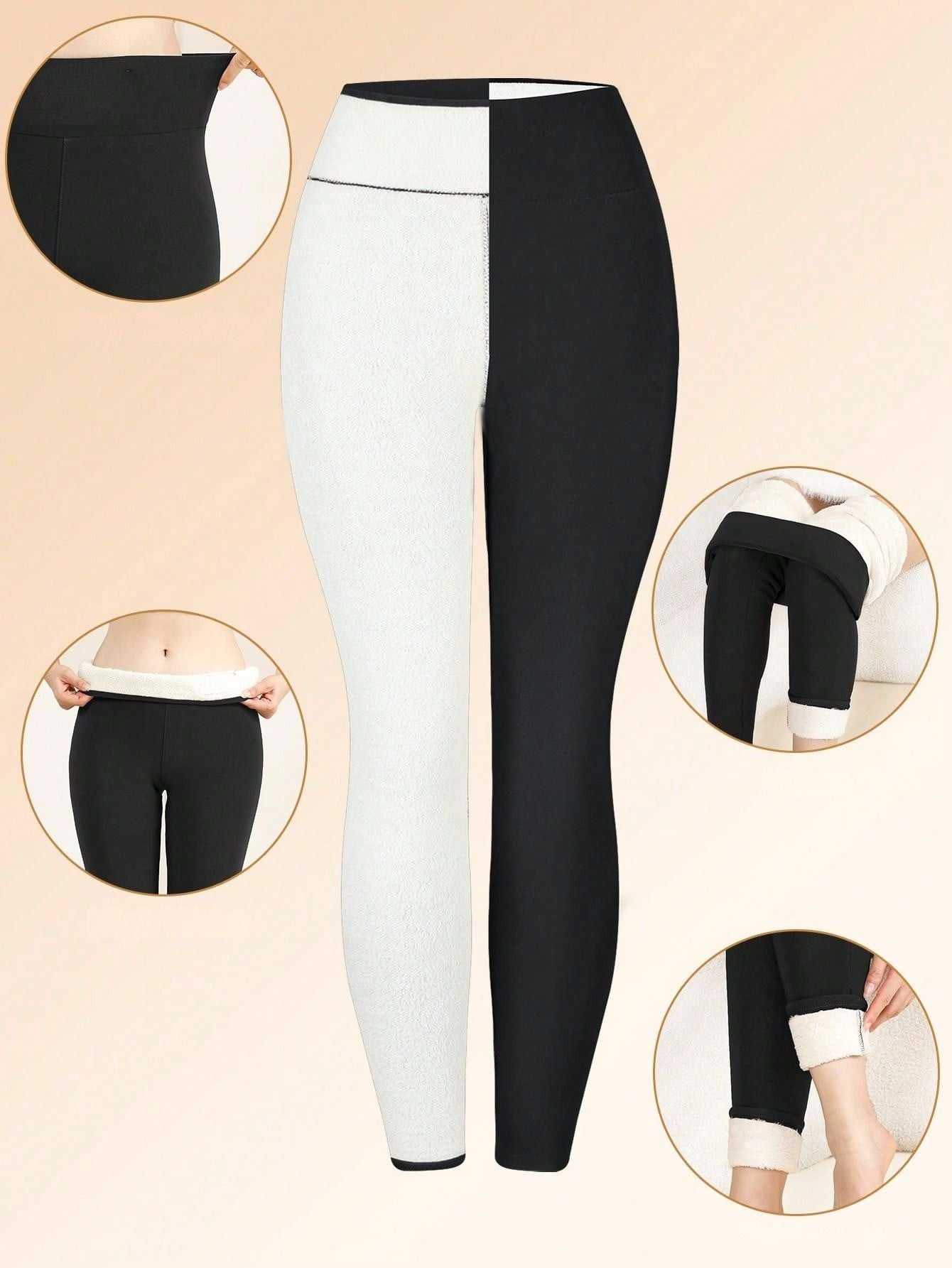 Legging Térmica Forrada Com Isolamento Para Frio