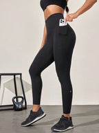 Legging Cintura Alta Com Suporte Central E Bolso Lateral