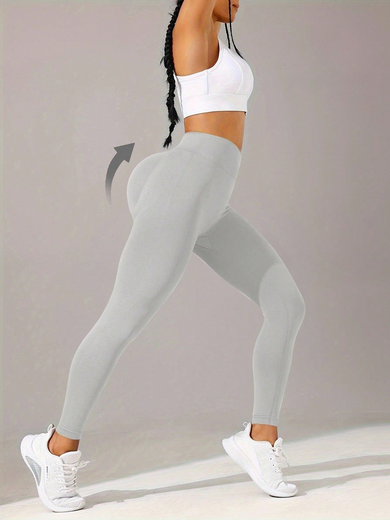 Legging Fitness Sem Costura Ajuste Contornado