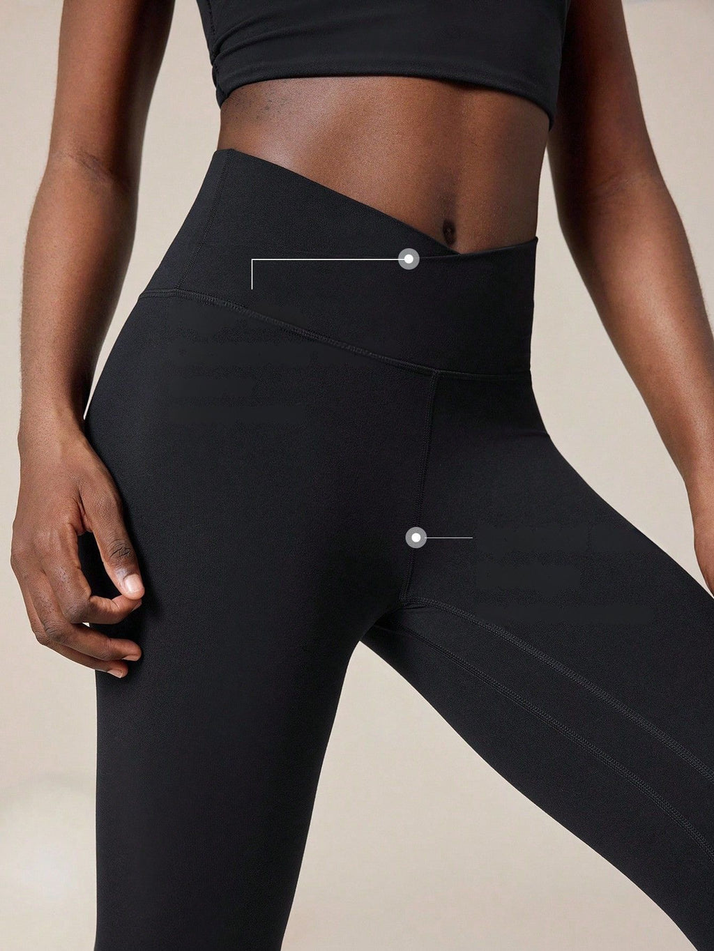 Legging Cintura Alta Com Recorte Anatômico Modelador