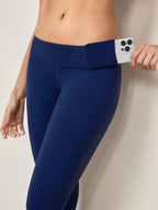 Legging Cintura Alta Capri De Ajuste Confortável