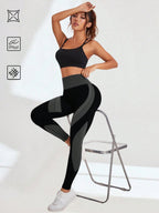 Legging Seamless Cintura Alta Com Painéis Anatômicos Laterais