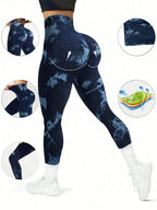 Legging Seamless Cintura Alta Com Padronagem Orgânica Fitness