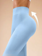 Legging Fitness Sem Costura Com Elasticidade Quatro Vias