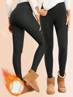 Legging Térmica Forrada Com Isolamento Para Frio